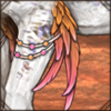 Feather Decor Arm Piece [Pink and Orange]