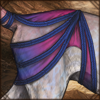 Lion Pride Veiled Wraps [Pink and Purple]