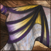 Lion Pride Veiled Wraps [Yellow and Purple]